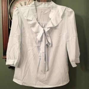 Reserved⛔Mint Tie Blouse