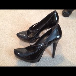 Sexy Aldo platform black heels