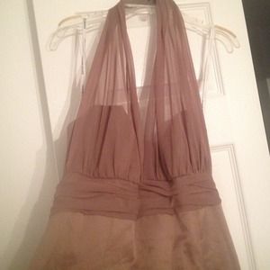 The bridesmaids dress lol Toffee David's Bridal