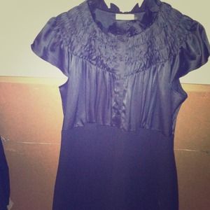 Calvin Klein black pencil dress