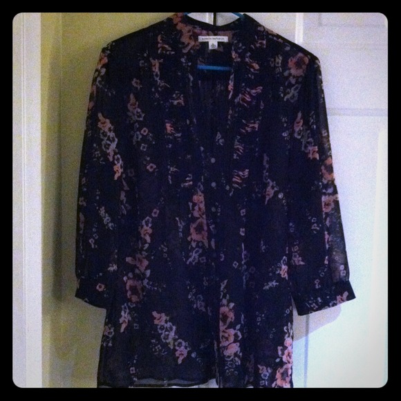 Banana Republic sheer blouse!