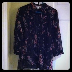 Banana Republic sheer blouse!