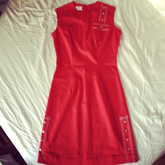 vintage Dresses & Skirts - Vintage Red Dress