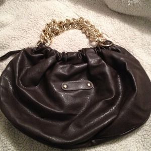 Brown fashion handbag