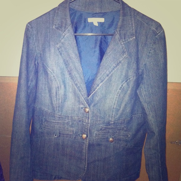 Denim blazer