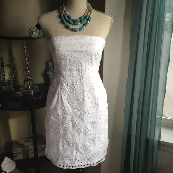 New York and Co. Dresses & Skirts - White Halter Sun Dress