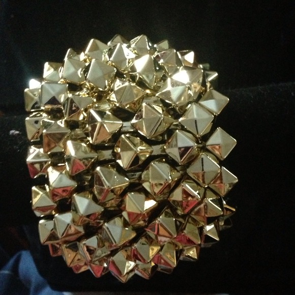 Gold Stretch bracelet - On Sale $18