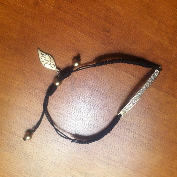 Black cord bracelet