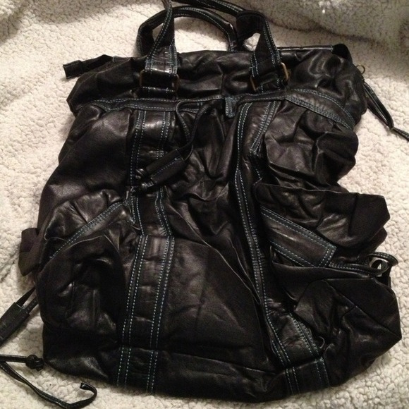 Dark blue handbag