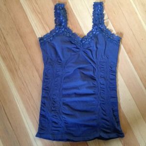 Blue "spanks" type top