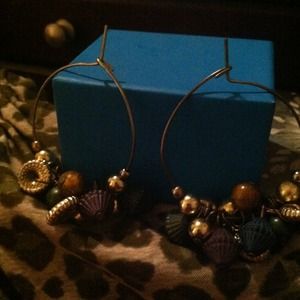 Multi colored earrings