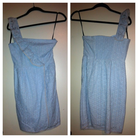 Baby blue dress