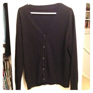 Jcrew Large Black Cardigan (Male)