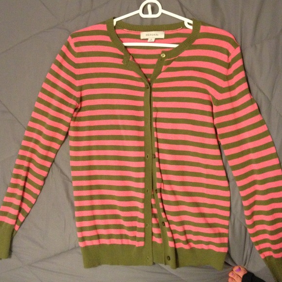 Striped cardigan