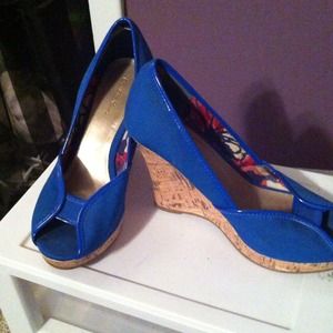 Cobalt blue Wedges