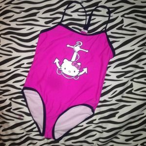 Pink and Blue Hello Kitty Bathing Suit