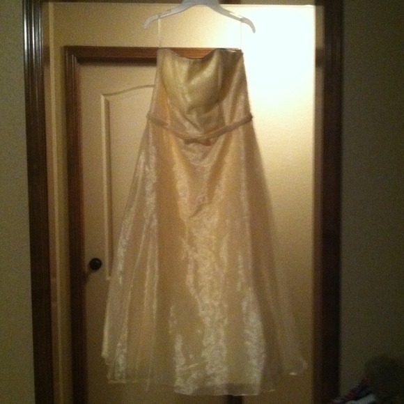 Yellow prom dress