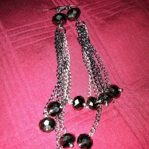 Beaded dangle earrings