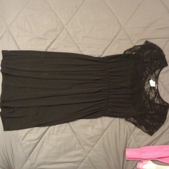 Lace top black dress - Picture 1 of 1