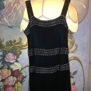 Authentic MISSONI black and gold dress.