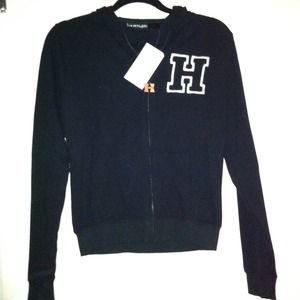 Hustler H sweater.