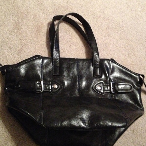 Black handbag