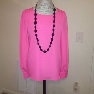 💢SOLD💢 Hot Pink J. Crew top