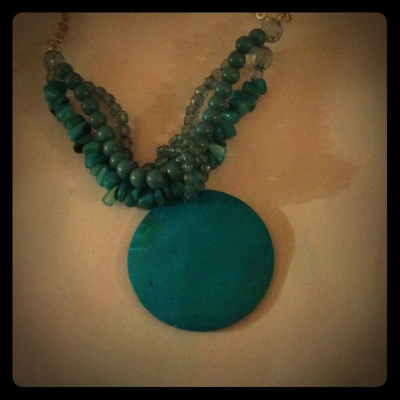 ⛔Sold⛔Bold Turquoise Necklace