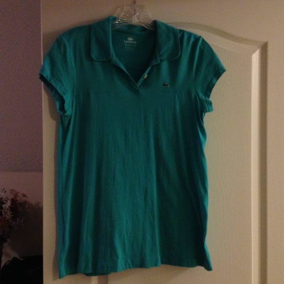 Lacoste babydoll polo shirt. Size 38 = S/M