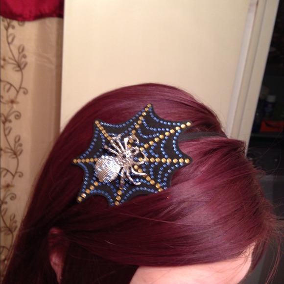 Reserved ..Spider and web headband
