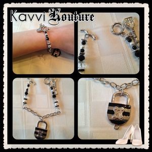 Kavvi Kouture lock and key bracelet!