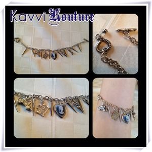 Kavvi Kouture Victorian Punk charm bracelet!