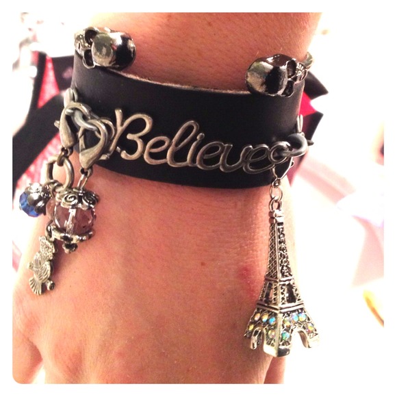 A Little More Bliss Jewelry - Leather bracelet
