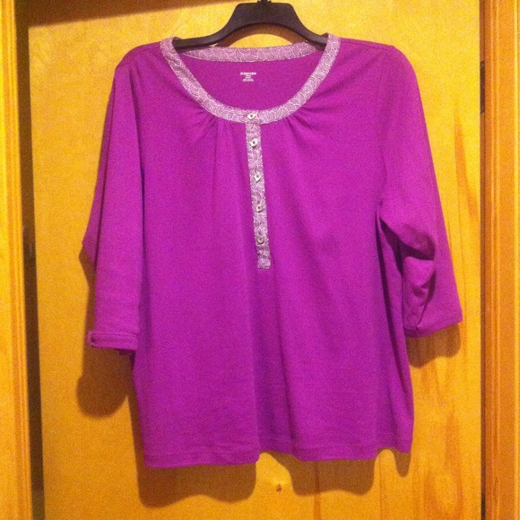 🌸SOLD🌸St. John's Bay shirt Plus size 🌸REDUCED