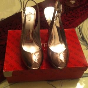 Stiletto Bronze Heels