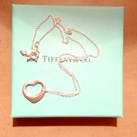 Tiffany & Co. open heart pendant