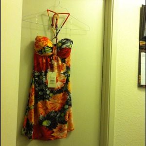 Cute flower summer dress