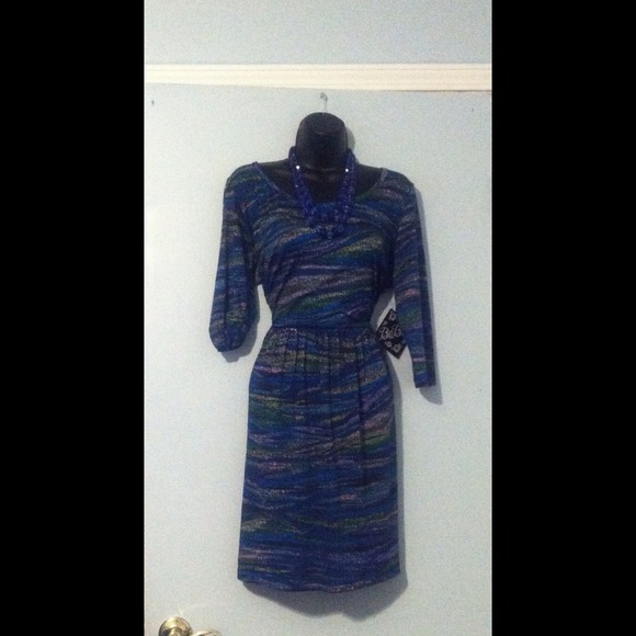 Dresses & Skirts - 💙💚NWOT💙💚Multi Color Dress