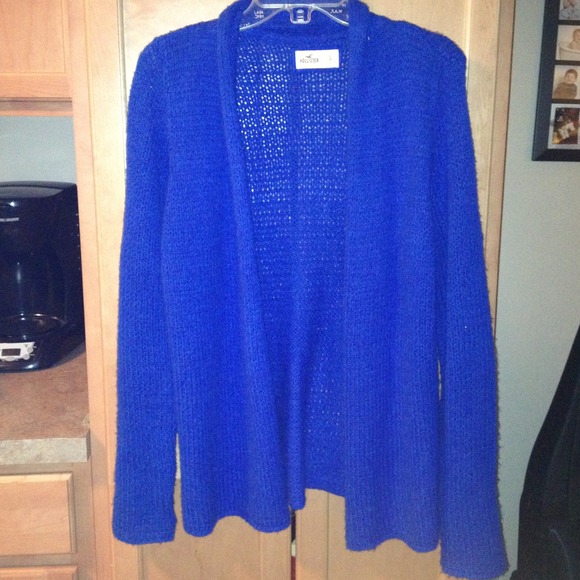 Hollister Electric Blue Cardigan
