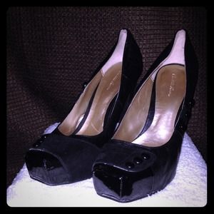 🌟Reserved for @glasschick 🌟Leather & suede pumps