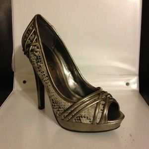 Silver shoes
