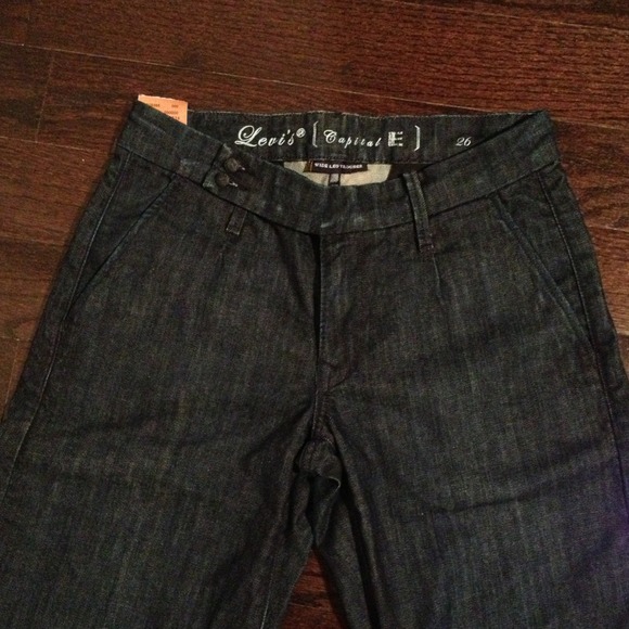 Levi's capital E wide leg trouser denim - Picture 2 of 4