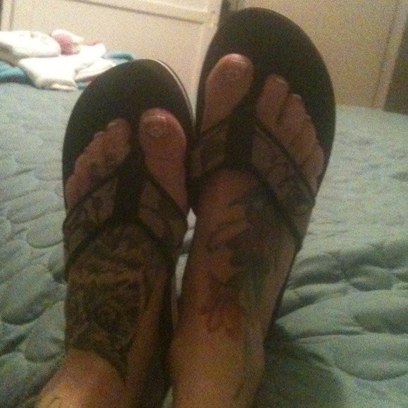 SOLD----SOLD!!!Coach flip flops NEW never used!!!