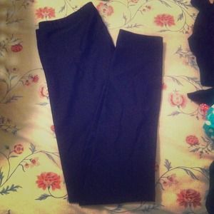 AMERICAN APPAREL BLACK NYLON LEGGINGS