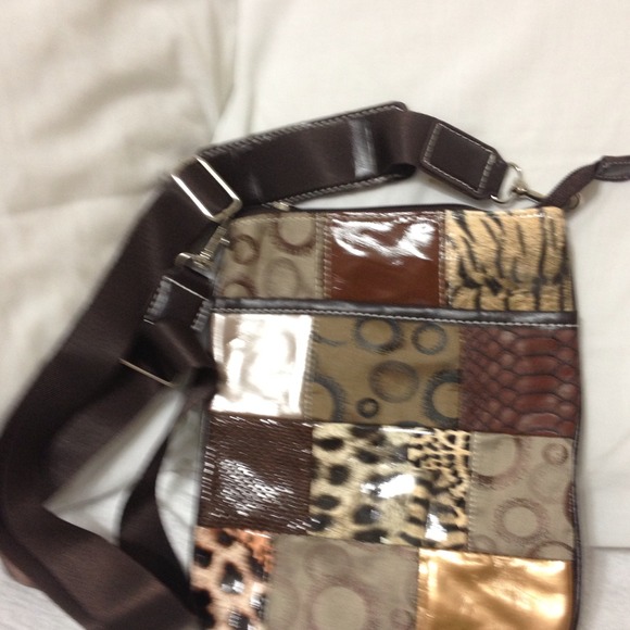 Handbags - Crossbody with animal print
