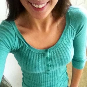 Mint green lightweight sweater!