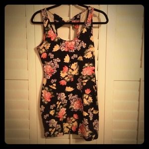 Floral print dress