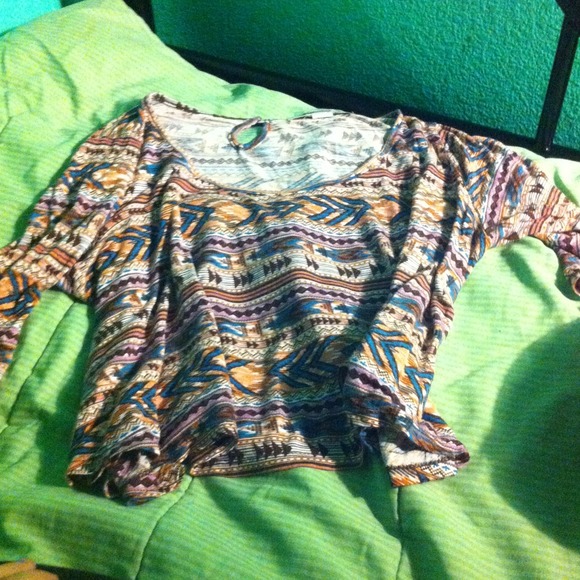 Tribal print shirt!