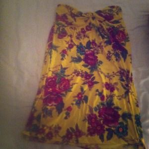 Strapless Summer Dress