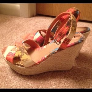 Mia wedges, never worn.